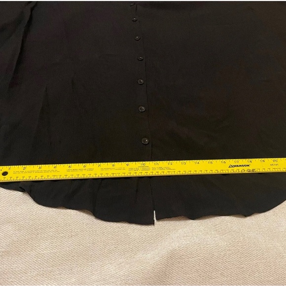 Original Anthony Large Black Poncho Shirt Nwot Sleeves Boho - Picture 11 of 11